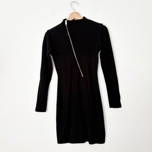 Diesel asymmetric zip dress